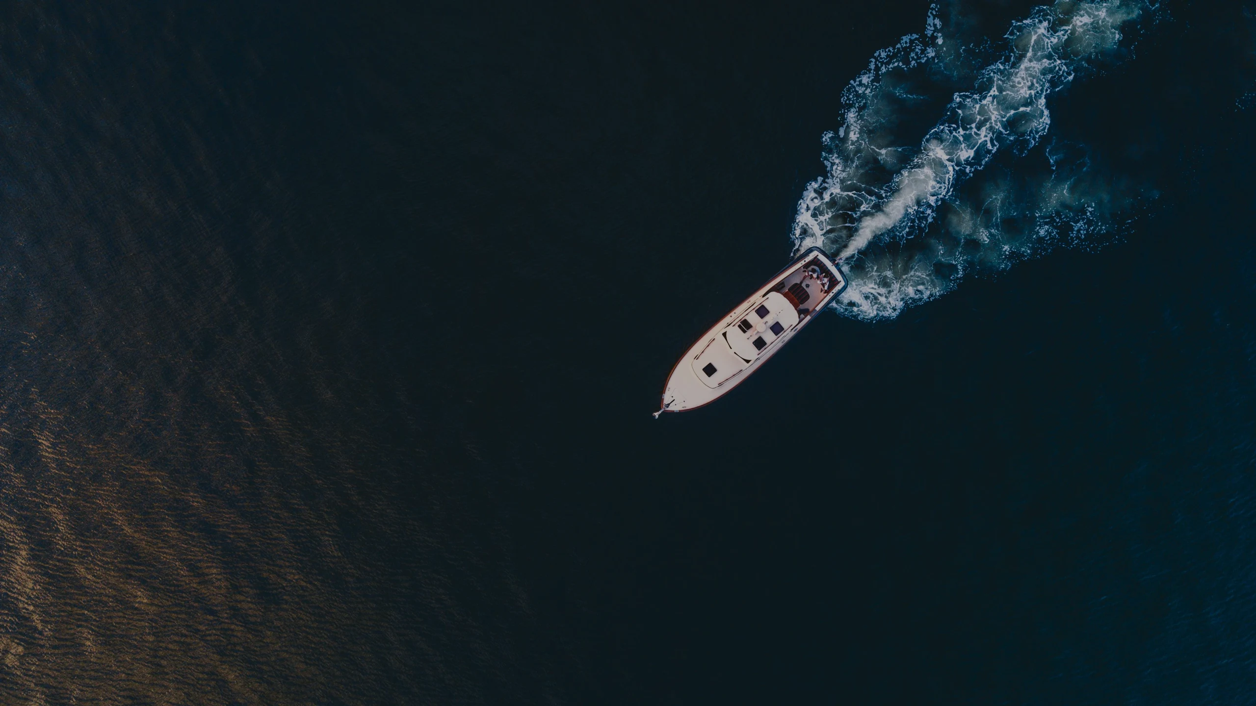Luxury yacht sailing